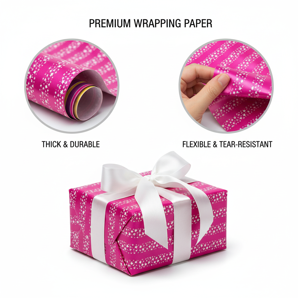 4x Wrapping Paper Rolls