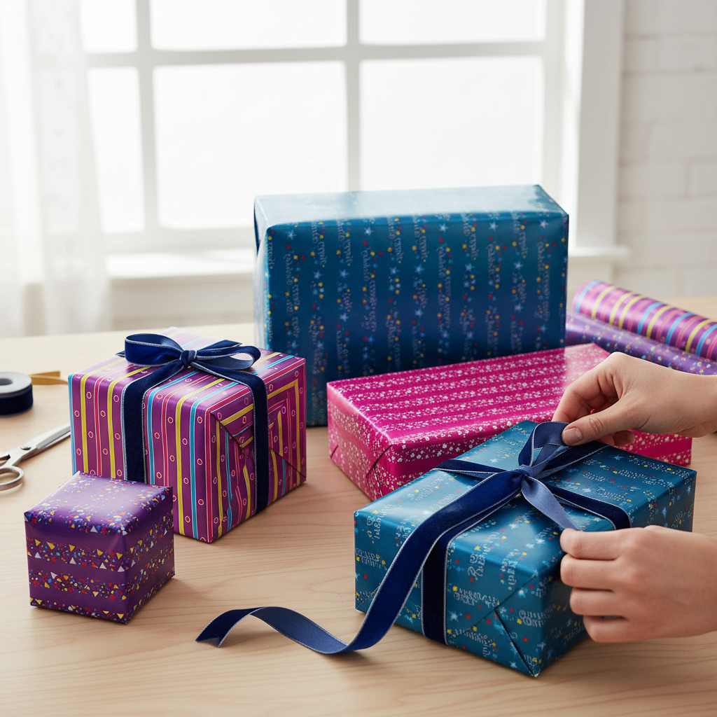 4x Wrapping Paper Rolls